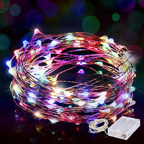 2/5/10M LED Battery Operated String Lights Mini Lamp Copper Fairy Lights Decor